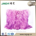 2017 Hot sale color Real Lamb Fur Tibetan Mongolian Lamb Fur Cushion